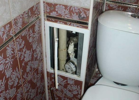 Стояк в туалете