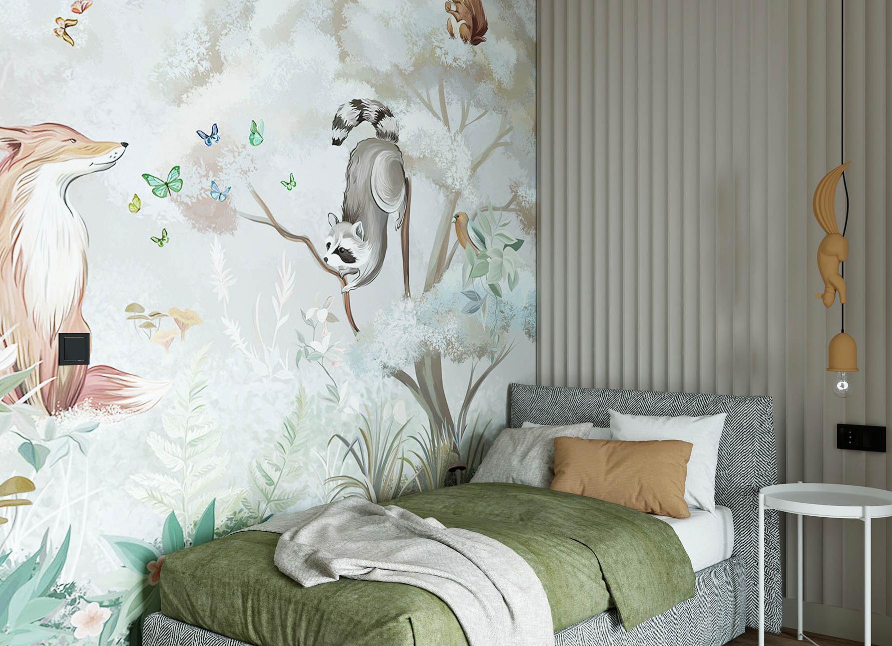 Обои в детскую комнату фото