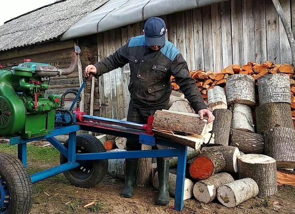 Гидравлический дровокол своими руками