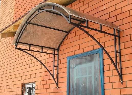 Козырьки из поликарбоната
