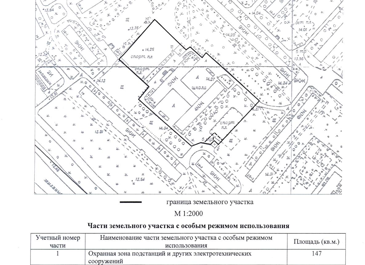 Кадастровый план земельного участка