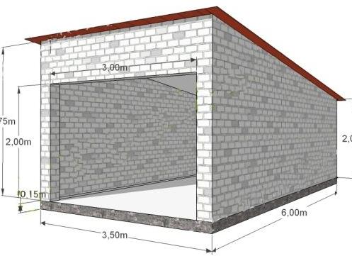 Гараж из пеноблока Гараж из пеноблока