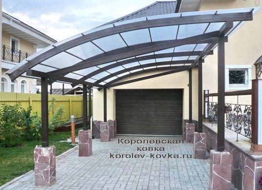Козырьки и навесы фото