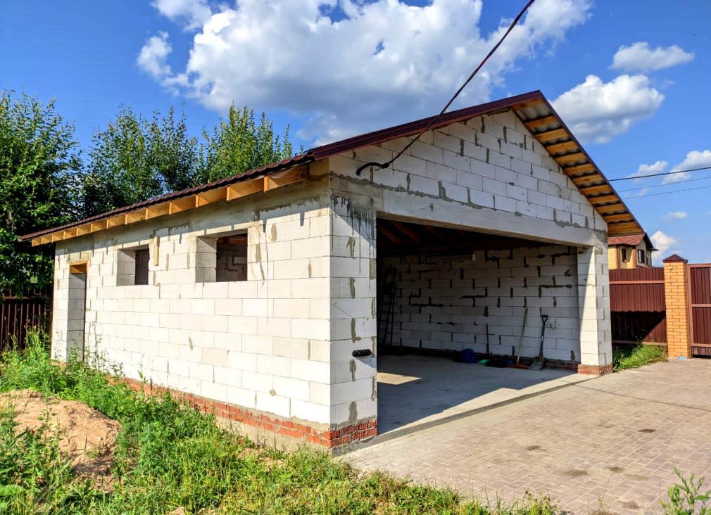 Пеноблок для гаража