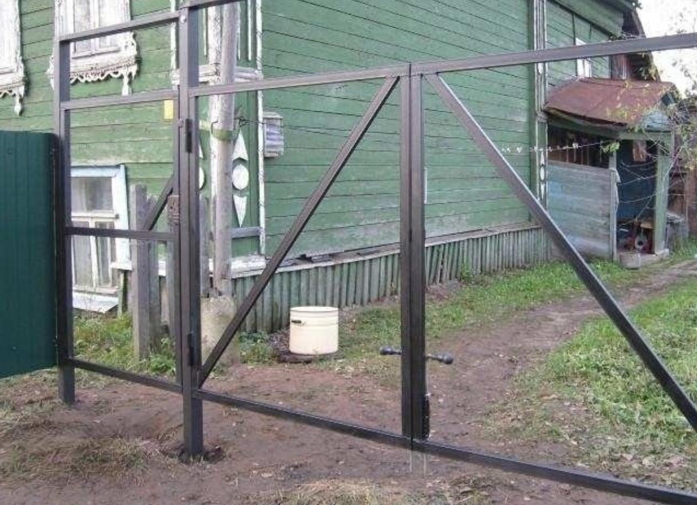 Калитка из профильной трубы