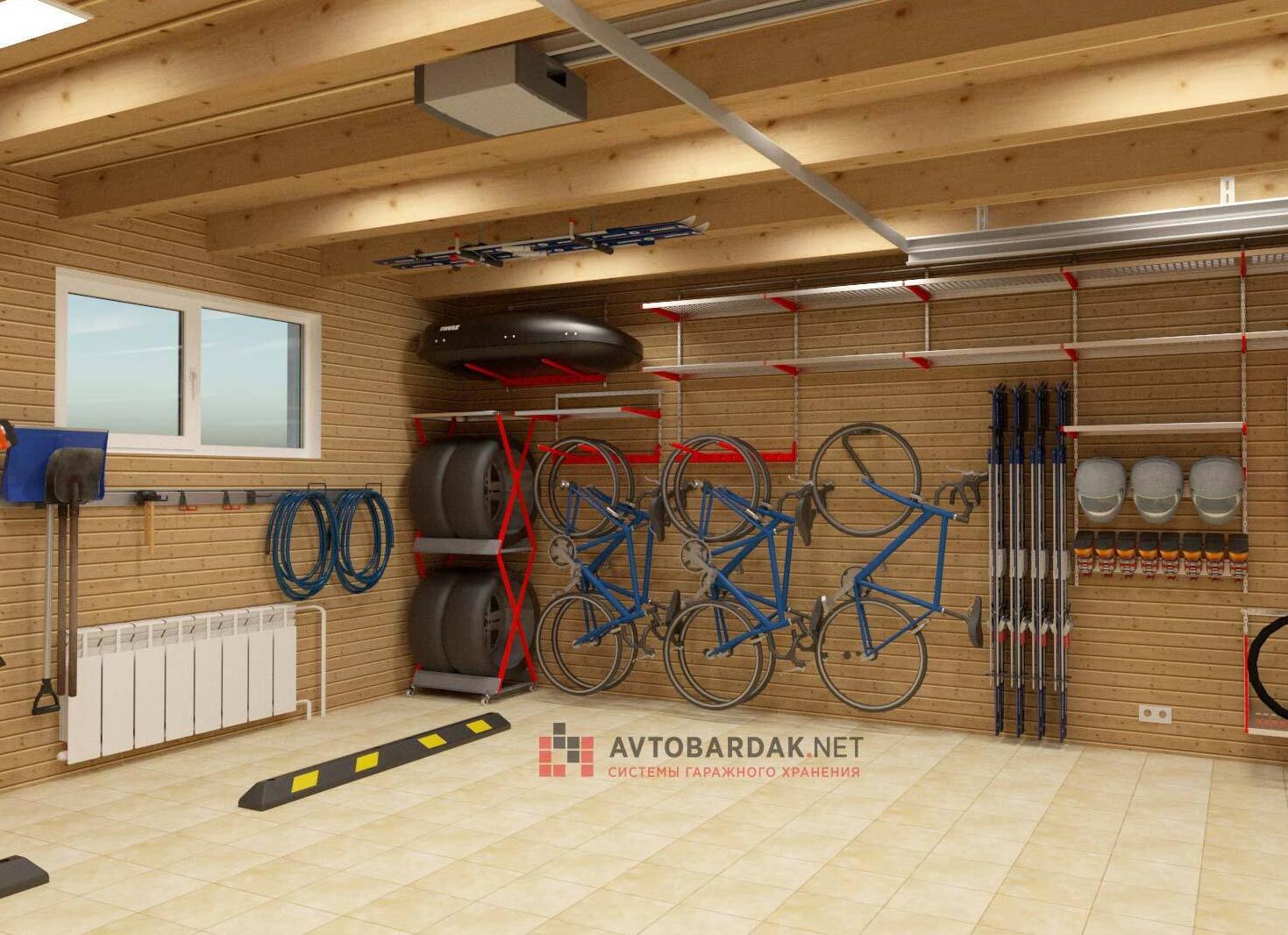 Гараж из бруса проекты