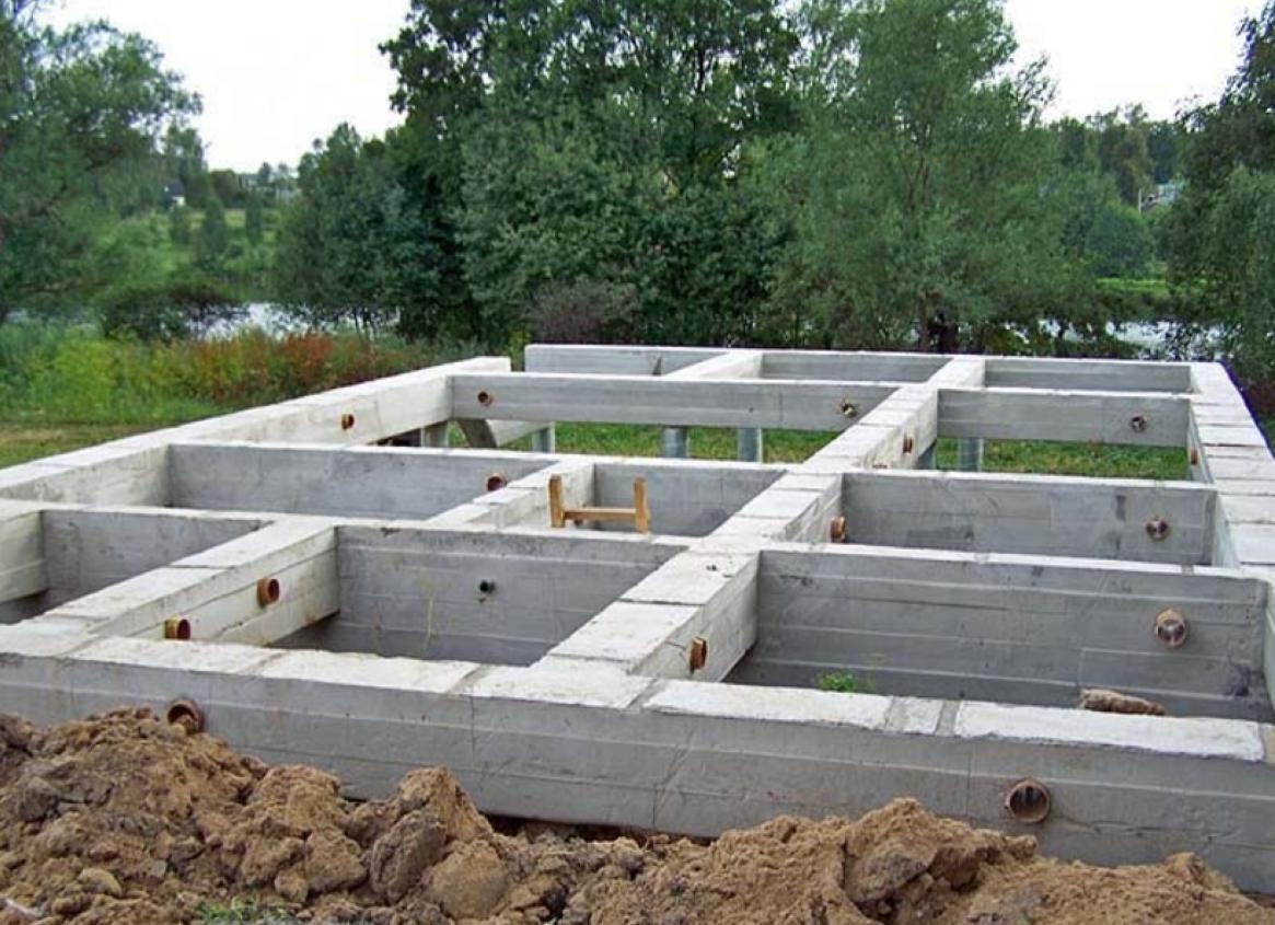 Фундамент под газобетонный дом